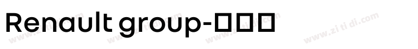 Renault group字体转换
